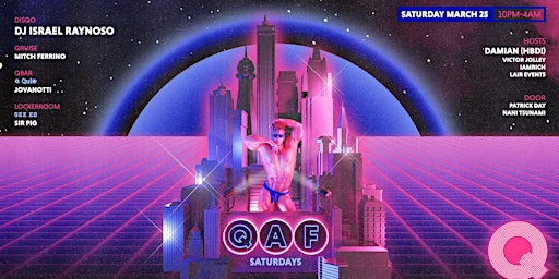 QAF (Queer As F*ck) - Saturday March 25th
