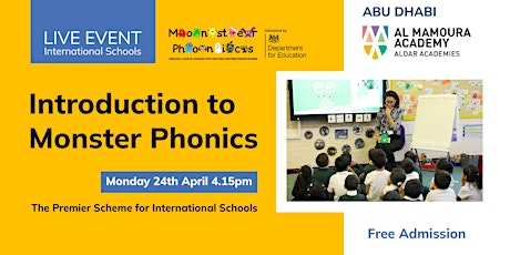 Live in Abu Dhabi - Introduction to Monster Phonics