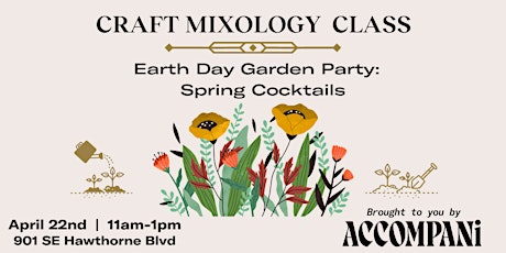 Earth Day Garden Party: Spring Cocktails