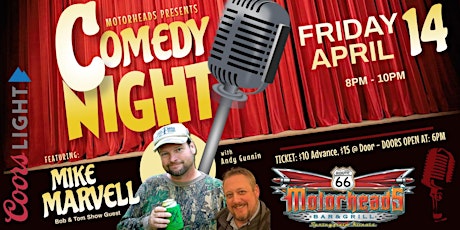 Friday Comedy Night at Motorheads, Springfield Illinois!
