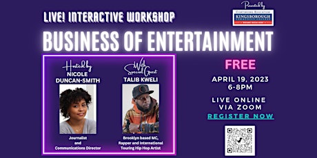 Business of Entertainment - Free Workshop