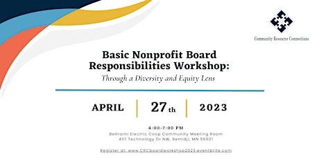 Nonprofit Board Responsibilities Workshop: Through Diversity & Equity Lens