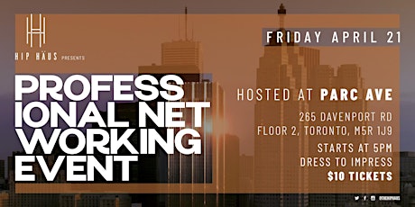 Professionals Networking by The Hip Haus - April 21