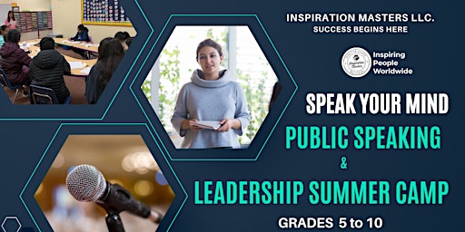 Public Speaking and Leadership Summer Camp in Plano