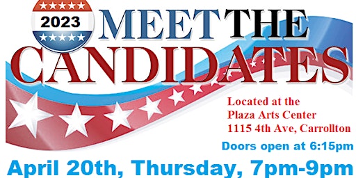 Historic Downtown Carrollton, "Meet the Candidates"