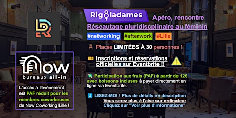 Rigoladames N°01 - avril 2023 avec Now Coworking Lille