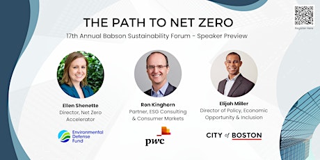 The Path to Net Zero - BSEC Annual Spring Forum
