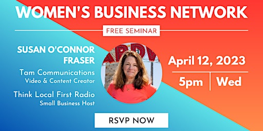 Speaker Series: Susan O'Connor Fraser | Tam Communications & Think Local