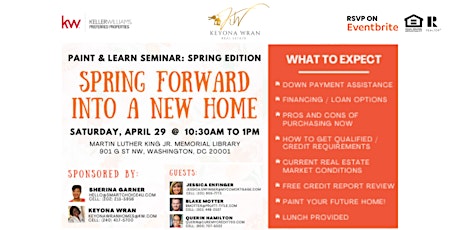 Paint & Learn Home Buyer Seminar: Spring Edition