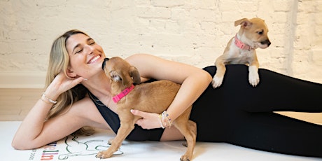 Woof Wellness Puppy Yoga with NYC Second Chance Rescue