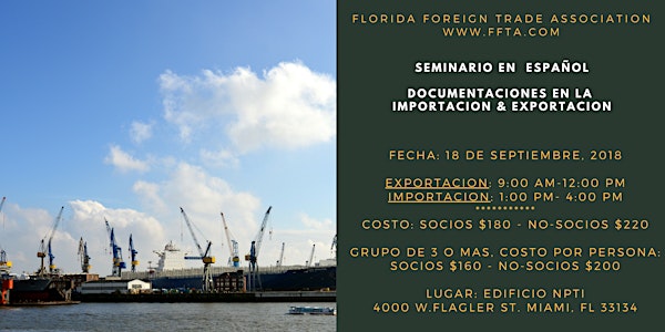Seminario sobre Documentaciones en las Exportaciones & Importaciones