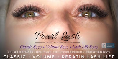 Eyelash Extension Training Hosted by Pearl Lash Miami