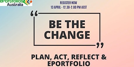 Plan, act, reflect & eportfolio (PARE) - April 2023 primary image