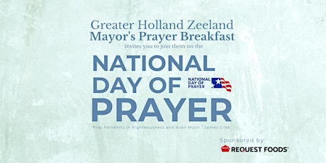 National Day of Prayer - hosted by the Mayors Prayer Breakfast