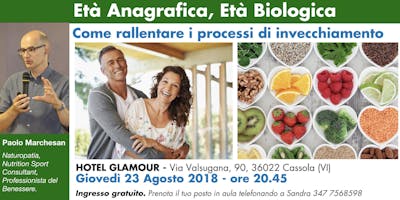 Età Anagrafica ed Età Biologica Età Anagrafica ed Età Biologica