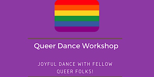 July Outdoor Queer Dance Workshop with Samara Metzler primary image