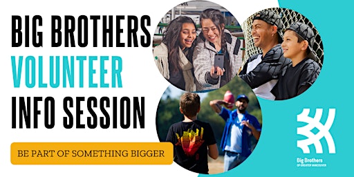 Hauptbild für Online Volunteer Info Session – Big Brothers of Greater Vancouver