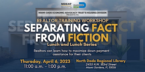 MDEAT's Realtor Training Workshop - North
