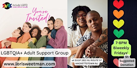 LGBTQ+ Adult Support Group  warren/sussex county nj