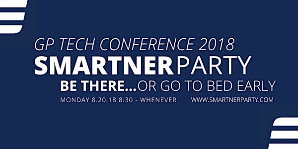 Dynamics GP tech 2018 "SMARTNER PARTY" Hosted by eOne Solutions