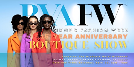 RVAFW: The Exchange - Boutique Fashion show