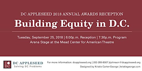 DC Appleseed 2018 Annual Awards Reception: Building Equity in D.C. primary image