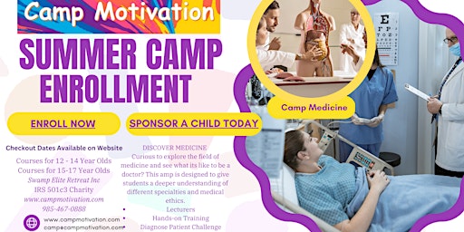 2023 Camp Motivation Summer Camps - Medical Online primary image