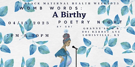 Womb Words: Birthy Poetry Night primary image