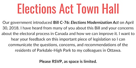 Elections Act Town Hall primary image