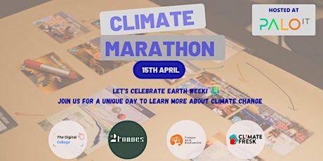 Climate Marathon to celebrate Earth Week  !