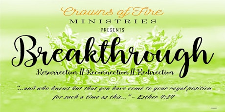 Breakthrough: Resurrection, Reconnection, Redirection primary image