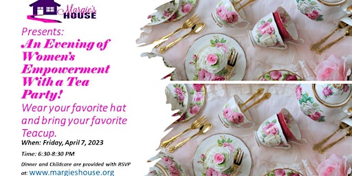 Women's Empowerment with Hats and Tea Party