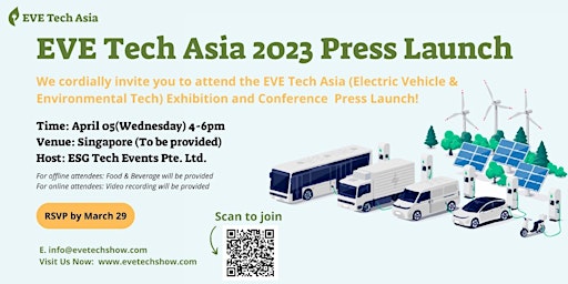 EVE Tech Asia 2023 Press Launch