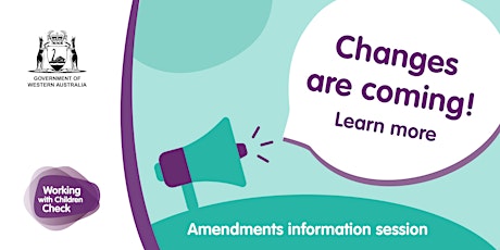 Amendments information session (online)