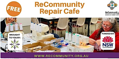 ReCommunity STITCHED TOGETHER Repair Cafe (Saturday) | PORT MACQUARIE