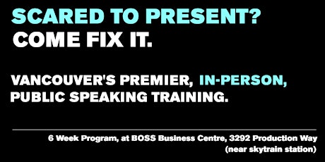 Vancouver's Premier, In-Person, Public Speaking Training