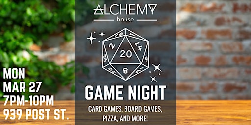 Game Night Pizza Party!