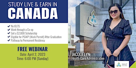 Study & Earn in Canada with $2,000 Scholarship: Free Webinar (April 4, 6pm)