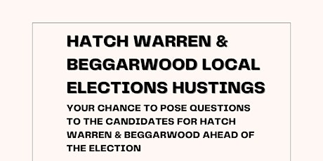 Local Election Hustings 2024 - Hatch Warren & Beggarwood Ward