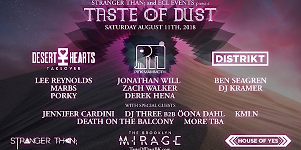 Taste of Dust
