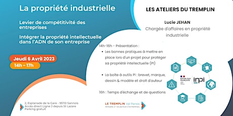 Atelier du Tremplin - La Propriété Industrielle - INPI