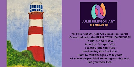 GET YOUR ART ON and paint the GERALDTON LIGHTHOUSE!!! primary image