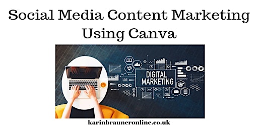 Social Media Content Marketing using Canva - Karin Brauner primary image