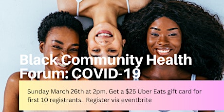 Black Community Health Forum: COVID-19 primary image
