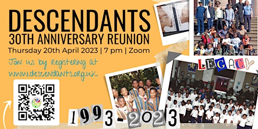 Descendants 30th Anniversary Reunion (Virtual Zoom Event)
