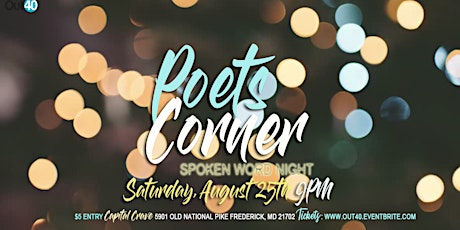 Imagem principal de Poets' Corner Spoken Word Night