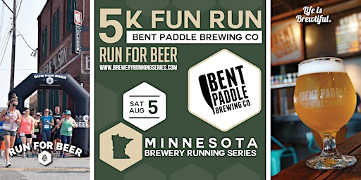 5k Beer Run x Bent Paddle Brewing Co | 2023 MN Brewery Running Series primary image