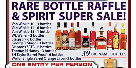 Gay's Big Rare Bottle Raffle