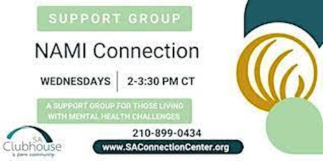 ANXIETY & Depression  ONLINE Recovery Support Group - NAMI Connection SA TX
