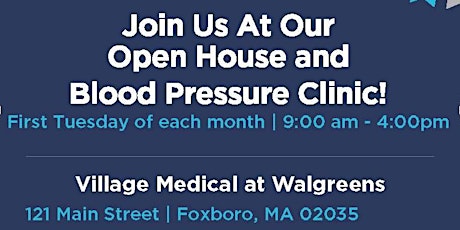 Foxboro Blood Pressure Clinic and Open House